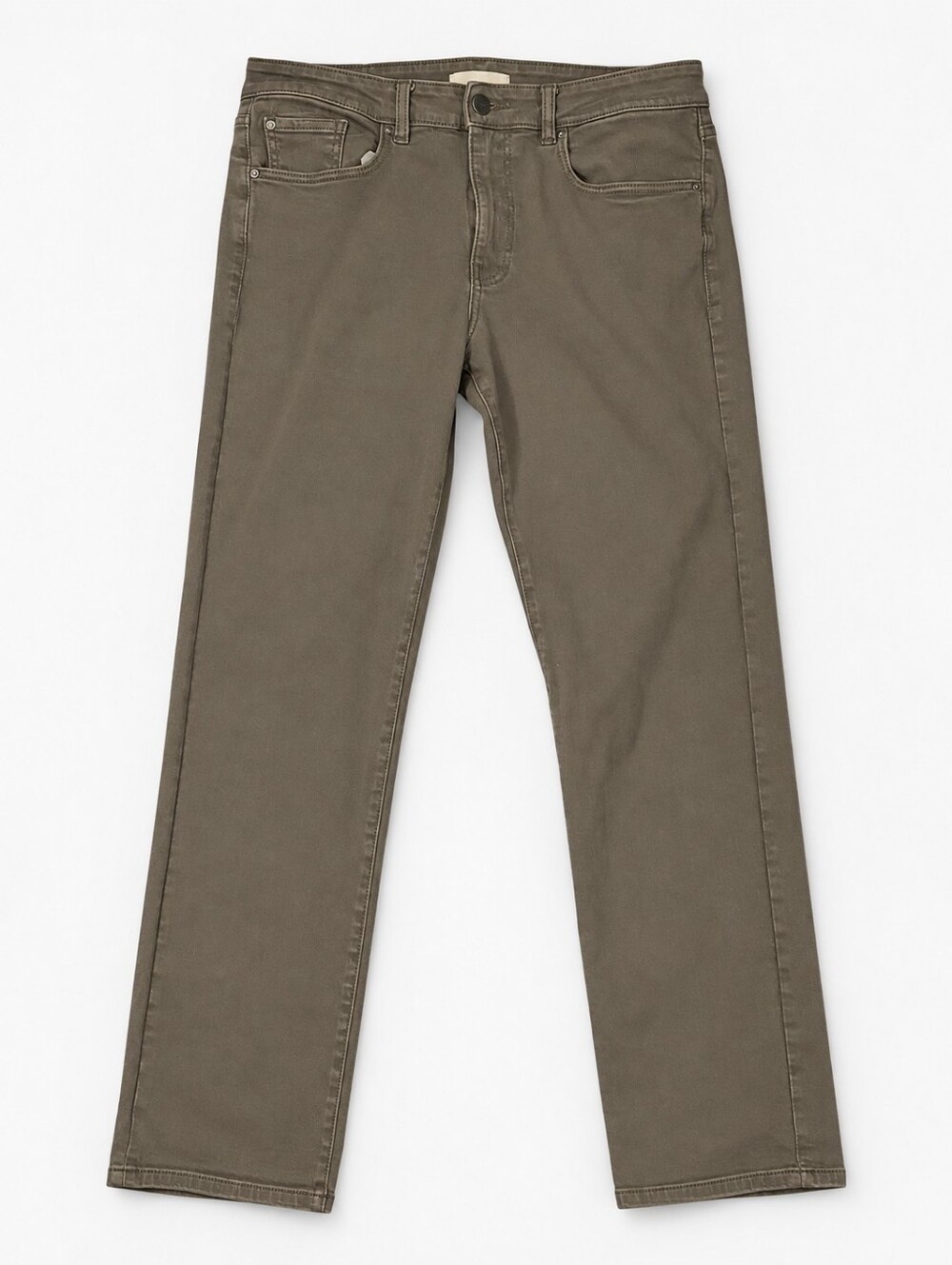 Warp + Weft ORD Chicago Straight Fit Stretch Jeans Olive